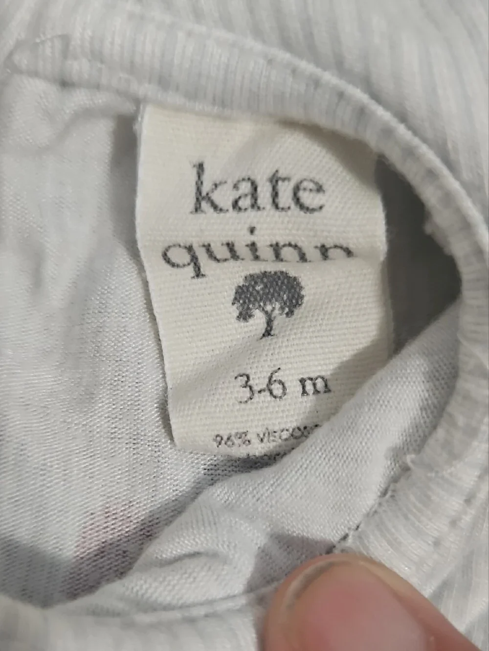 kate quinn White Romper with Pink Seahorse Print size 3-6 months